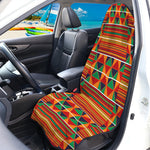 Kente Pattern Print Waterproof Car Seat Cover