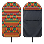Kente Pattern Print Waterproof Car Seat Cover