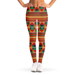 Kente Pattern Print Women's Leggings