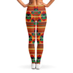 Kente Pattern Print Women's Leggings