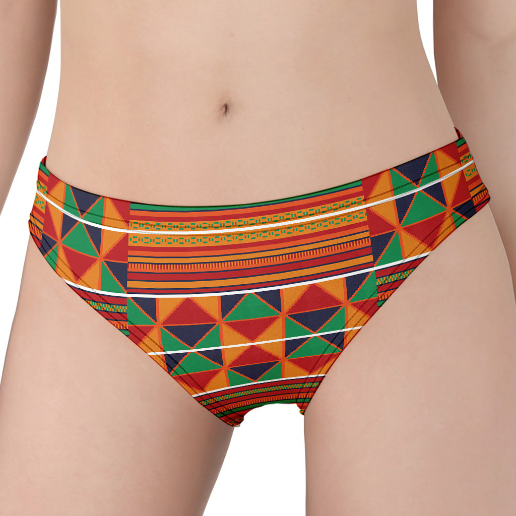 Kente Pattern Print Women's Panties