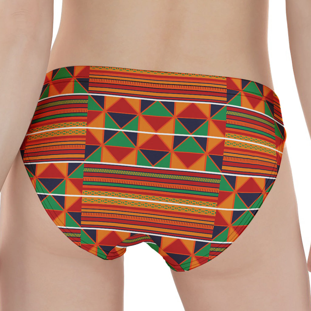 Kente Pattern Print Women's Panties