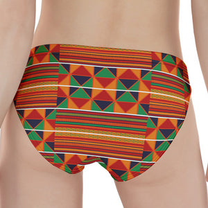 Kente Pattern Print Women's Panties