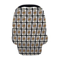 King Of Clubs Playing Card Pattern Print Baby Seat Cover