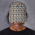 King Of Clubs Playing Card Pattern Print Baseball Cap