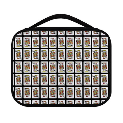 King Of Clubs Playing Card Pattern Print Classic Bible Case