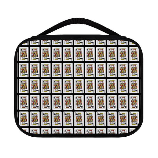 King Of Clubs Playing Card Pattern Print Classic Bible Case