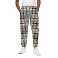 King Of Clubs Playing Card Pattern Print Cotton Sweatpants