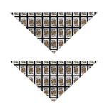 King Of Clubs Playing Card Pattern Print Dog Bandana
