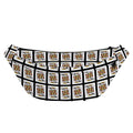 King Of Clubs Playing Card Pattern Print Fanny Pack