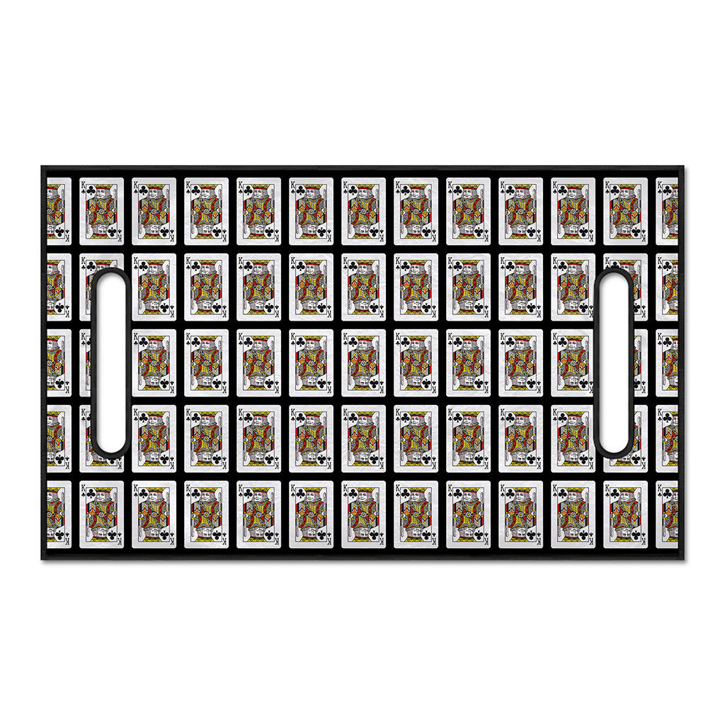 King Of Clubs Playing Card Pattern Print Golf Cart Seat Cover