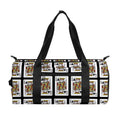 King Of Clubs Playing Card Pattern Print Gym Bag