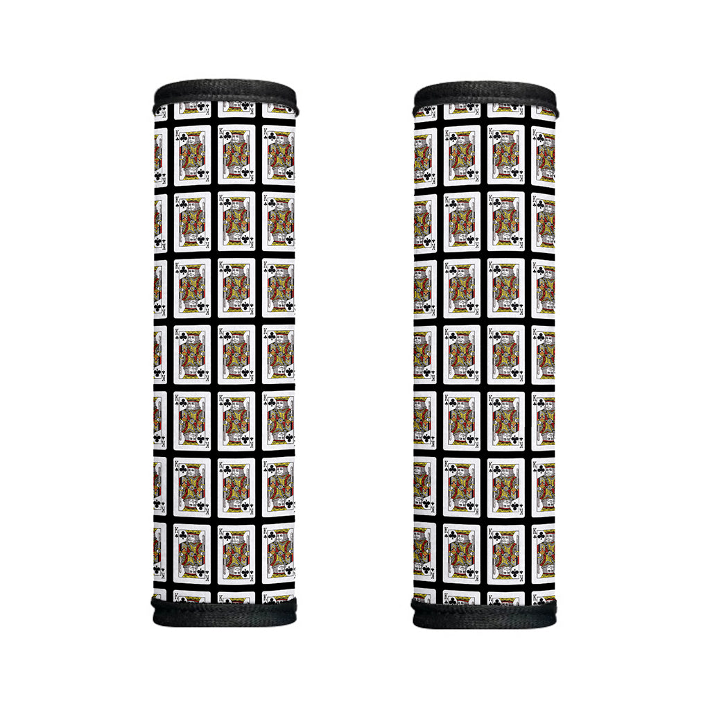 King Of Clubs Playing Card Pattern Print Handle Covers
