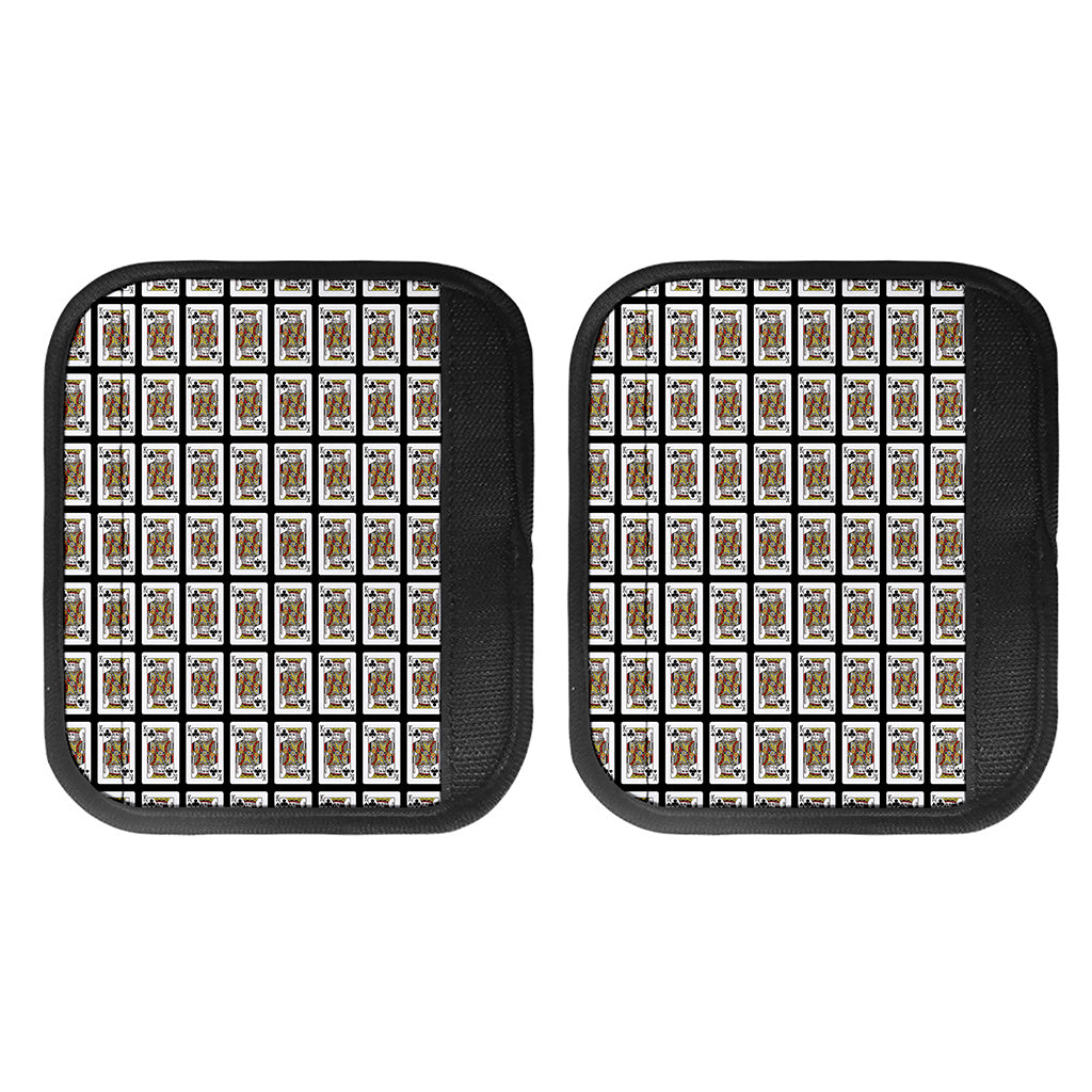 King Of Clubs Playing Card Pattern Print Handle Covers