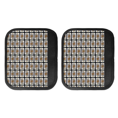 King Of Clubs Playing Card Pattern Print Handle Covers