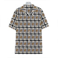 King Of Clubs Playing Card Pattern Print Hawaiian Shirt