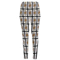 King Of Clubs Playing Card Pattern Print High-Waisted Pocket Leggings