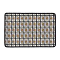 King Of Clubs Playing Card Pattern Print Kitchen Mat