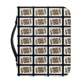 King Of Clubs Playing Card Pattern Print Leather Bible Cover