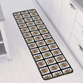 King Of Clubs Playing Card Pattern Print Long Kitchen Mat