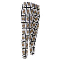 King Of Clubs Playing Card Pattern Print Men's Compression Pants