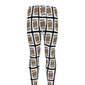 King Of Clubs Playing Card Pattern Print Men's Leggings