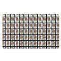 King Of Clubs Playing Card Pattern Print Polyester Doormat