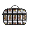 King Of Clubs Playing Card Pattern Print Portable Lunch Bag