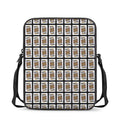 King Of Clubs Playing Card Pattern Print Rectangular Crossbody Bag