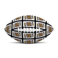 King Of Clubs Playing Card Pattern Print Rugby Ball