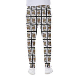 King Of Clubs Playing Card Pattern Print Scuba Joggers