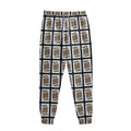 King Of Clubs Playing Card Pattern Print Sweatpants