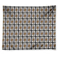 King Of Clubs Playing Card Pattern Print Tapestry
