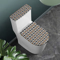 King Of Clubs Playing Card Pattern Print Toilet Lid And Tank Cover Set
