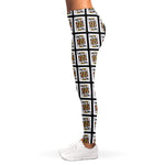 King Of Clubs Playing Card Pattern Print Women's Leggings