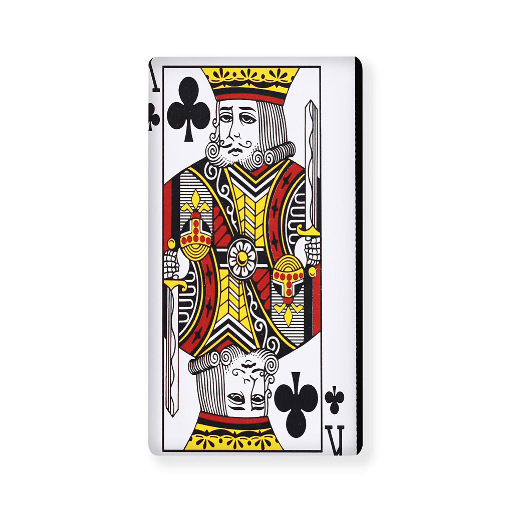King Of Clubs Playing Card Print Baby Crib Sheet