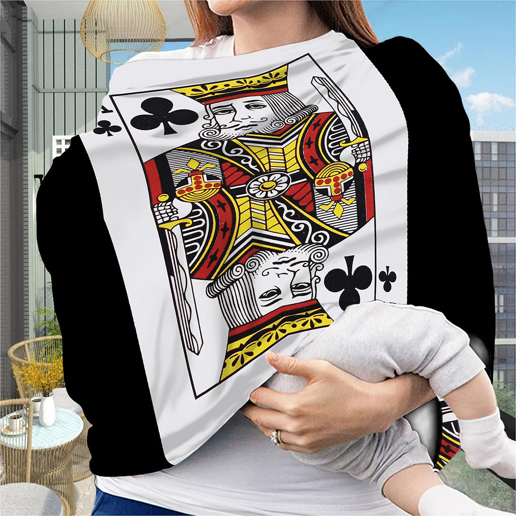 King Of Clubs Playing Card Print Baby Seat Cover