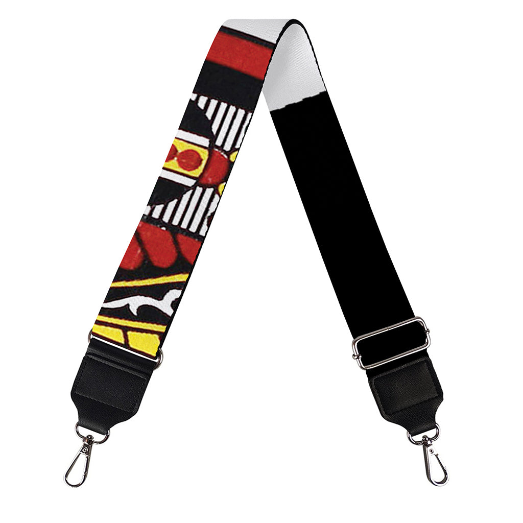 King Of Clubs Playing Card Print Bag Strap