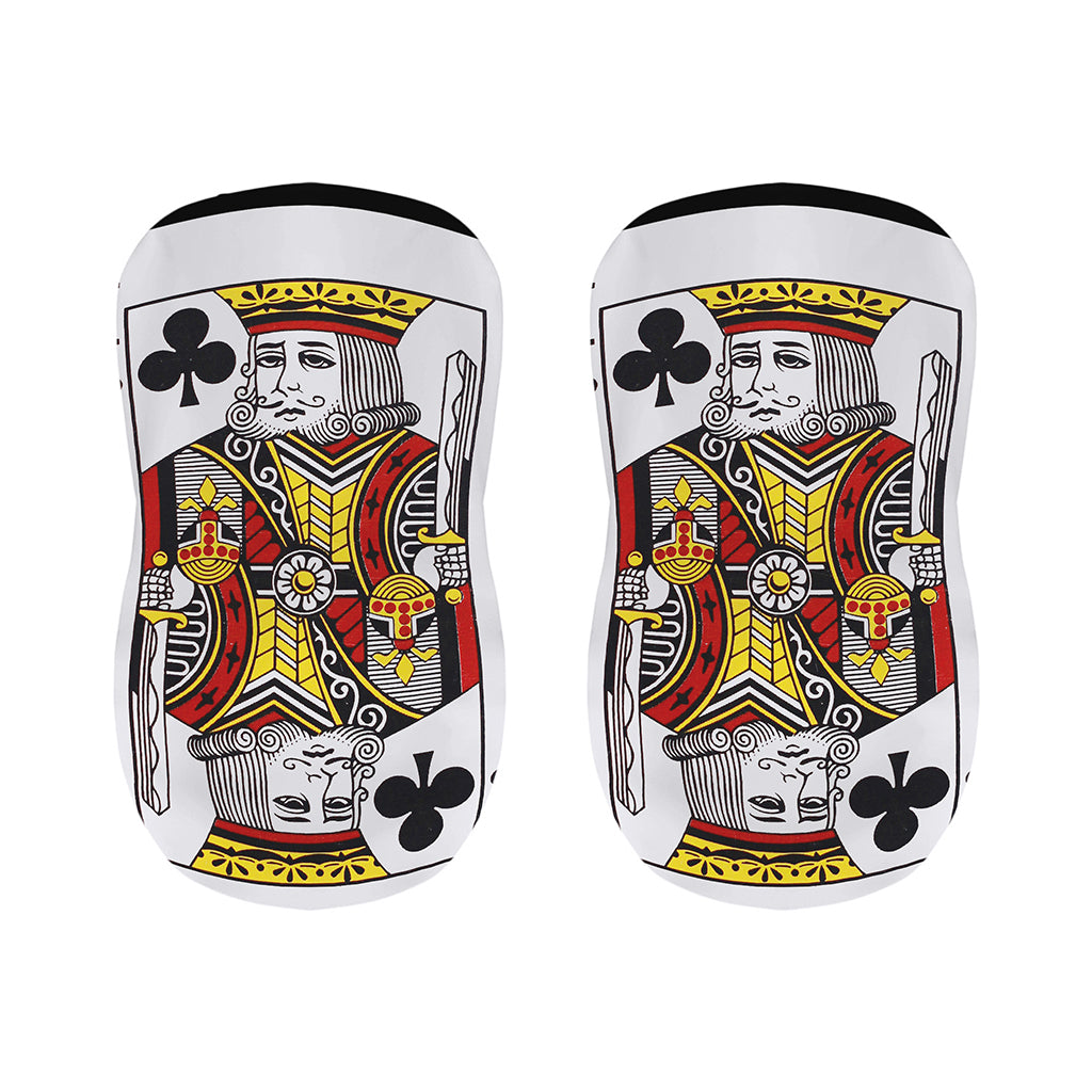 King Of Clubs Playing Card Print Bar Stool Covers