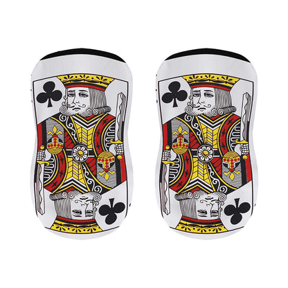 King Of Clubs Playing Card Print Bar Stool Covers