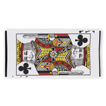 King Of Clubs Playing Card Print Beach Towel