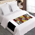 King Of Clubs Playing Card Print Bed Runner