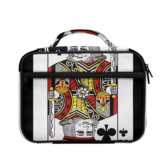 King Of Clubs Playing Card Print Briefcase Bible Bag