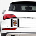 King Of Clubs Playing Card Print Car Sticker