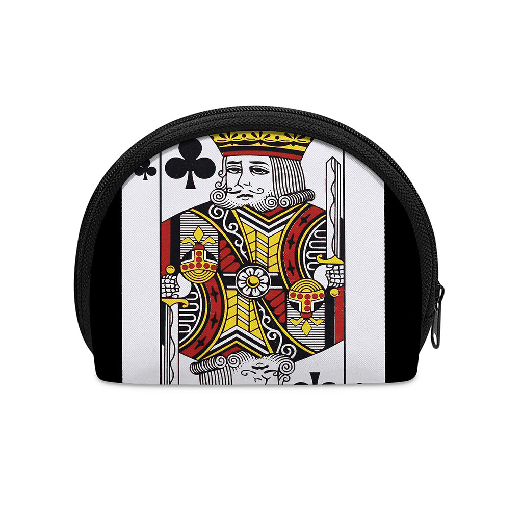 King Of Clubs Playing Card Print Coin Purse
