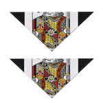 King Of Clubs Playing Card Print Dog Bandana