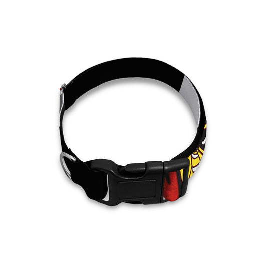 King Of Clubs Playing Card Print Dog Collar