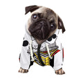King Of Clubs Playing Card Print Dog Zip Up Hoodie