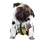 King Of Clubs Playing Card Print Dog Zip Up Hoodie