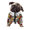King Of Clubs Playing Card Print Dog Zip Up Jacket